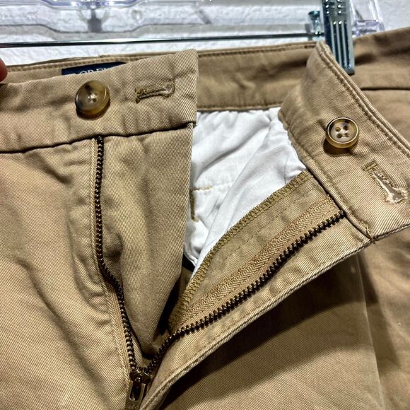 J. Crew Girlfriend Chino Pants Womens 14 Brown Cotton Stretch High Rise Tapered - Picture 8 of 16